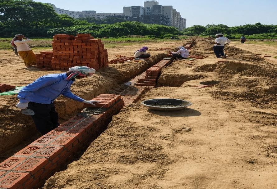Amrawati Sports City services work 3