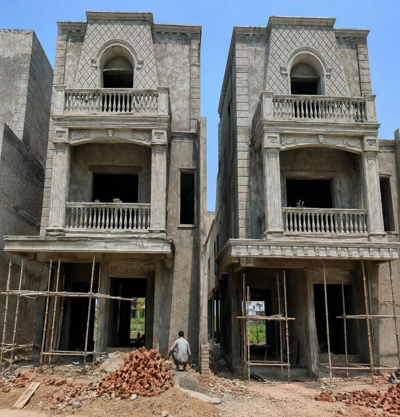 Amrawati IT City villa under construction 1