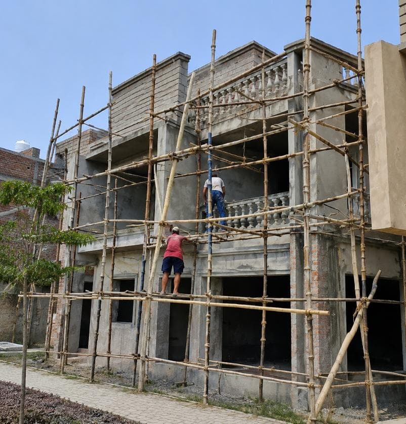 Amrawati IT City villa under construction 2