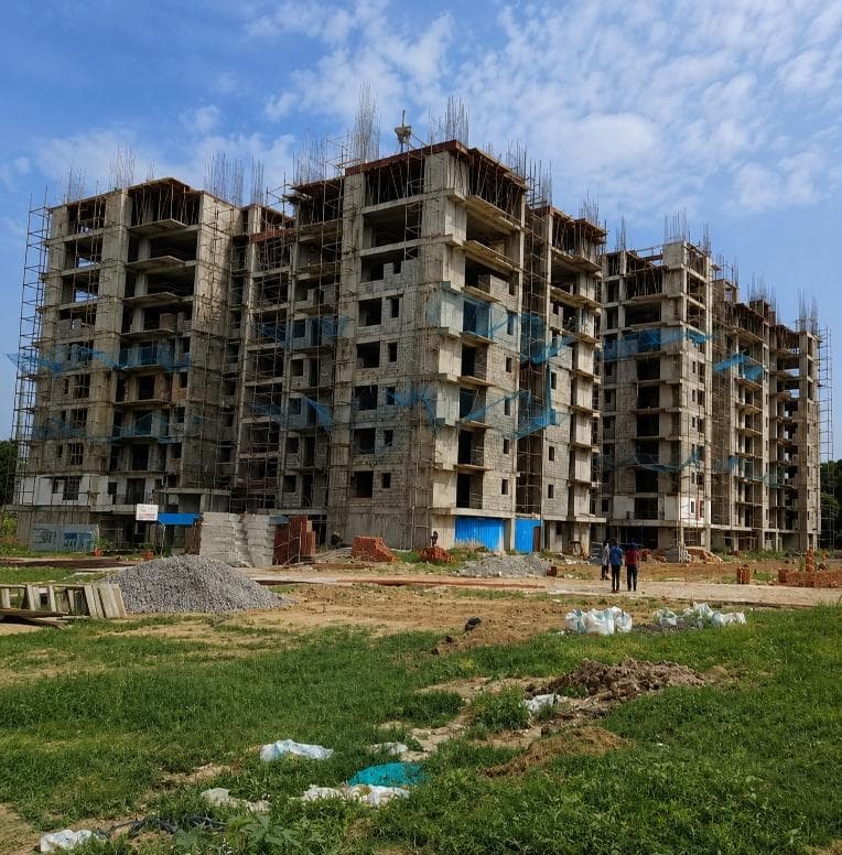 EWS and LIG G+9 towers under construction