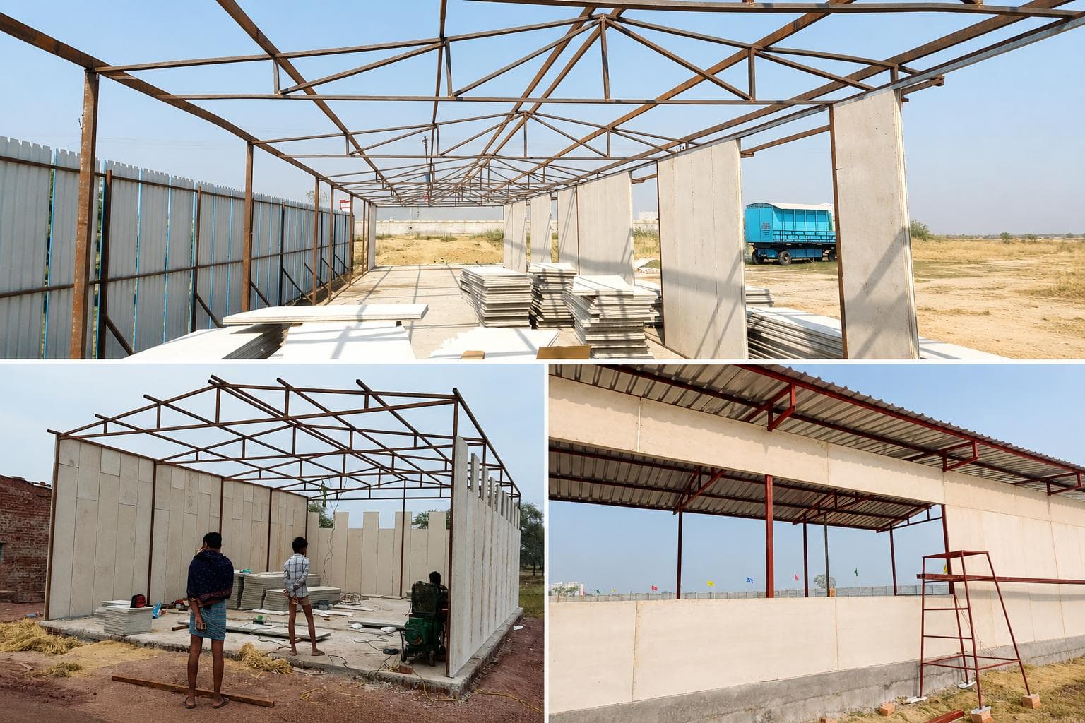 Precast and MS structure warehouse work